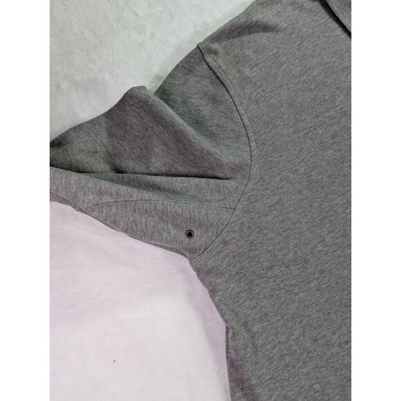 Timberland XL Gray Weathergear Long Sleeve Polo 100% Cotton - Picture 6 of 11